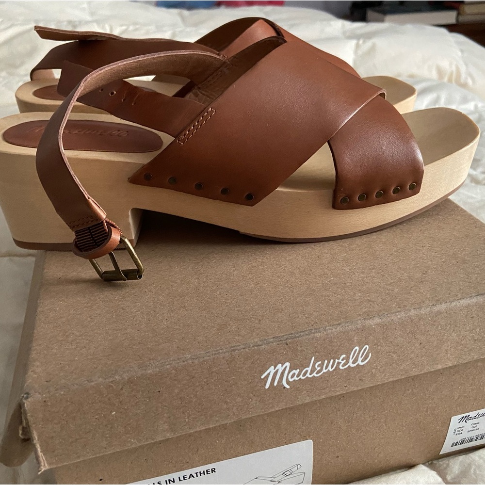 Madewell leather Clog Sandals - Picture 3 of 5